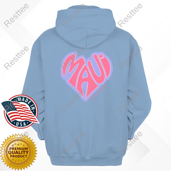 Maui Heart Hoodie Not Enough Nelsons Merch Maui Heart Hoodie