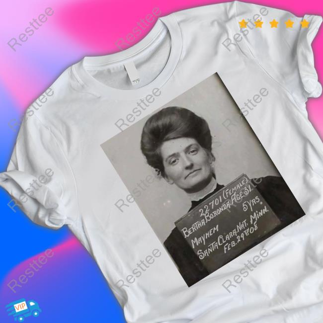 Bertha Boronda Mayhem Santa Clara Nat Minn Tee Shirt