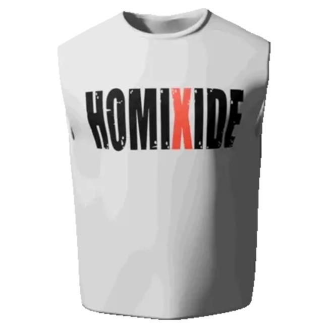 Official Homixide Gang Merch Store HXG HL2 Cutoff Shirts