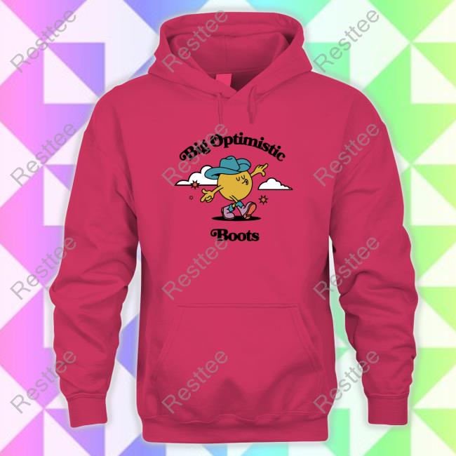 Big Optimistic Boots Hooded Official Big Optimistic Boots Sweatshirt