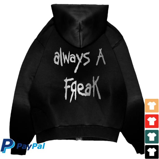 Official Korn Merch Store Korn Freak Zip Up Hooded Sweatshirt