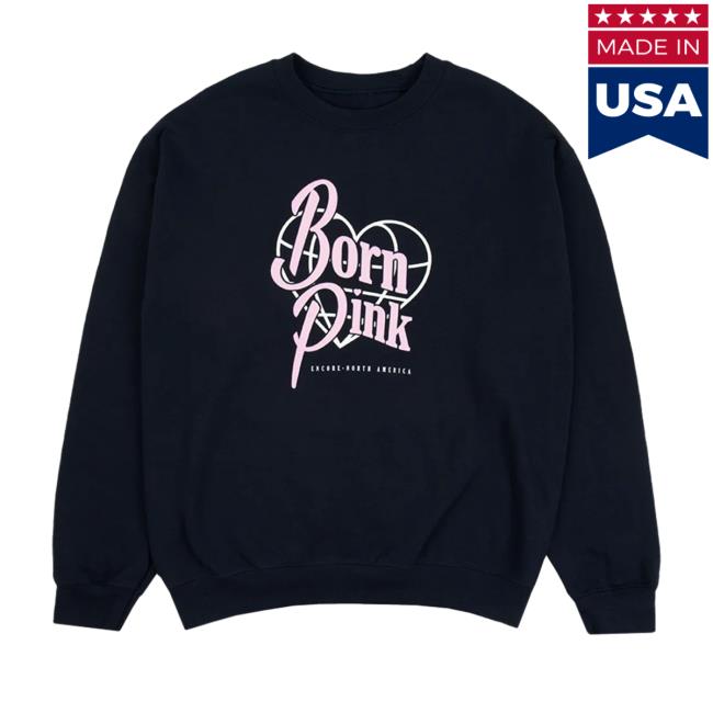 Official Born Pink Heart Globe Long Sleeve Tee