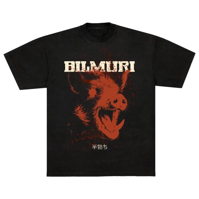Get Your Kinda Hard Hog Splatter Tee Bilmuri Apparel Graphic Print Kinda Hard Hog Splatter Tee From Bilmuri