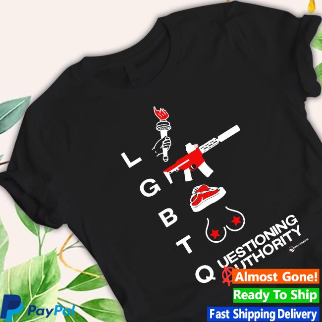 Thebestpoliticalshirts The Real Acronym LGBT Questioning Authority Crewneck Sweatshirt