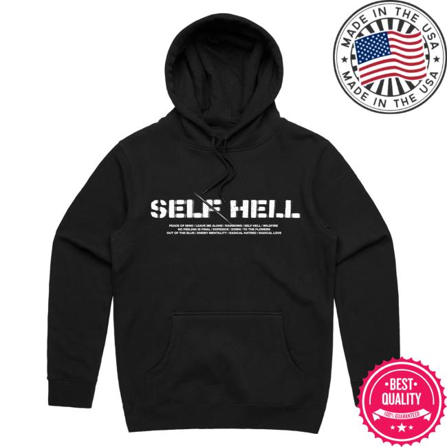 Official While She Sleeps Merch Bar While She Sleeps - Self Hell Pullover Hoodie Black MerchBar