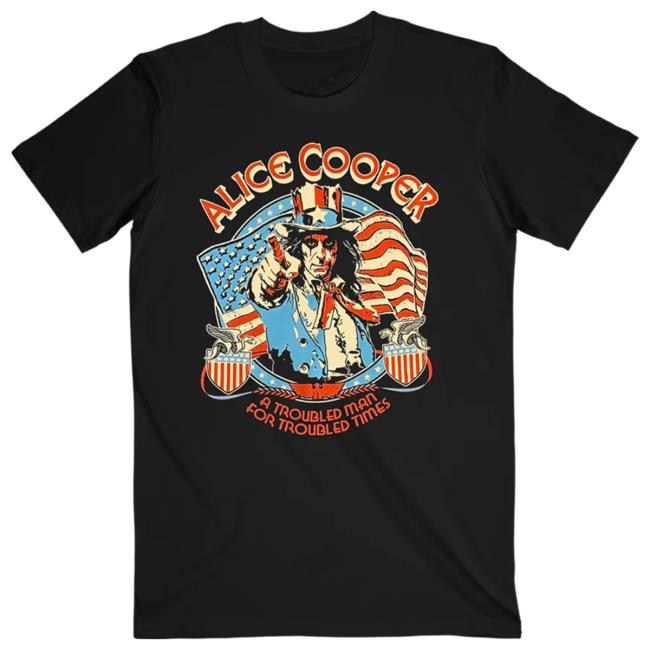 Alice Cooper Official Shop Merch Presidential Seal Tee Shirt