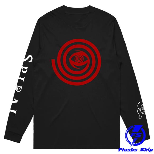 Official Rezz Merch Store Shop Rezz - Spiral - Black Long Sleeve T-Shirts