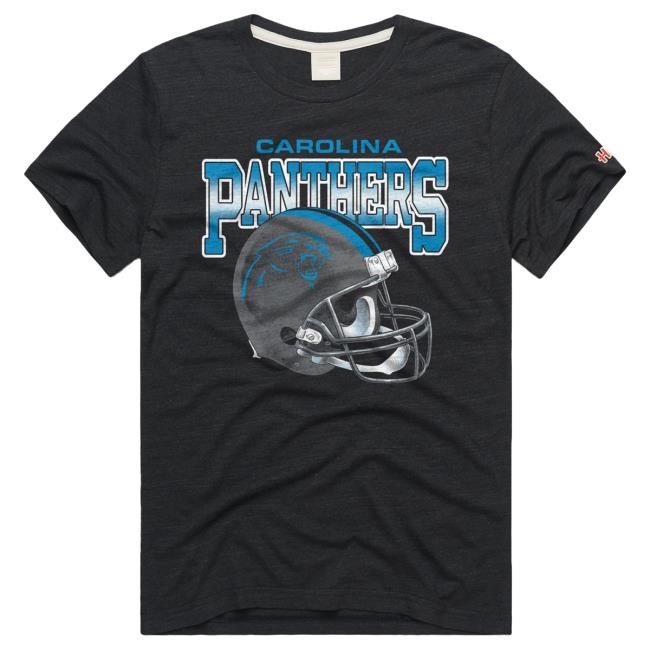 Carolina Panthers Gradient Helmet Tee Shirt Homage | Carolina Panthers Official | NFL Football