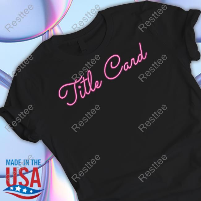 Dead Meat Hell Is A Teenage Title Card Shirt