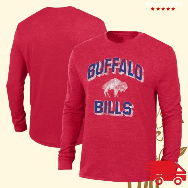 Red Buffalo Bills Champion Long Sleeve Fanatics