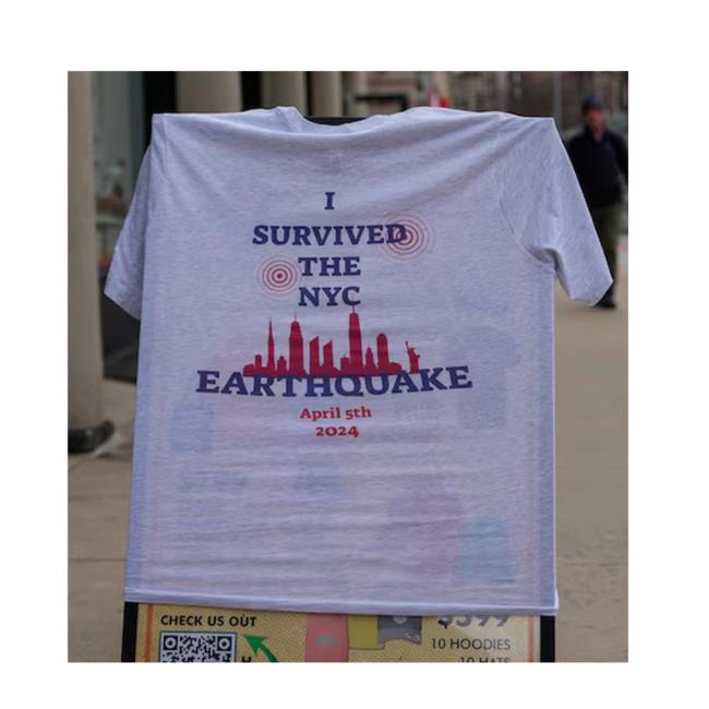 I Survived The NYC Earthquake April 5th 2024 Shirts I Survived The NYC Earthquake April 5th 2024 Essential T Shirt