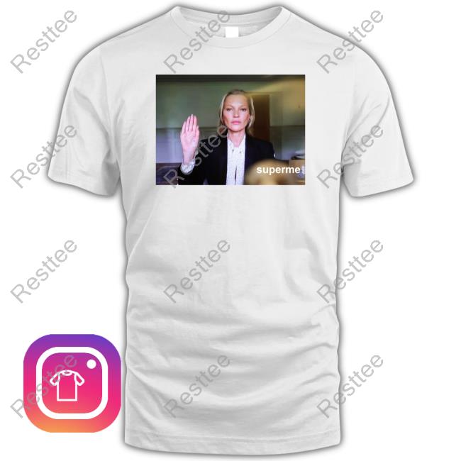 Official Justin Theroux Kate Moss Superme Shirts