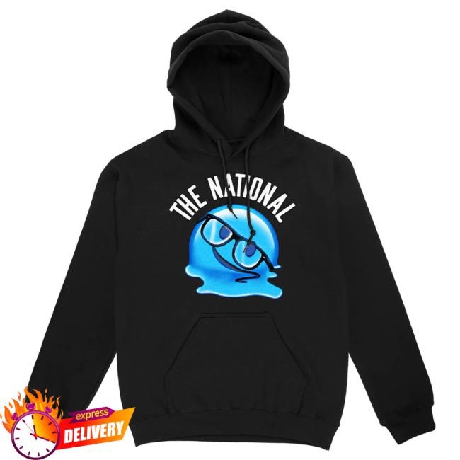 Melting Emoji Hoodie The National Store Merch Melting Emoji Crewneck Sweatshirt
