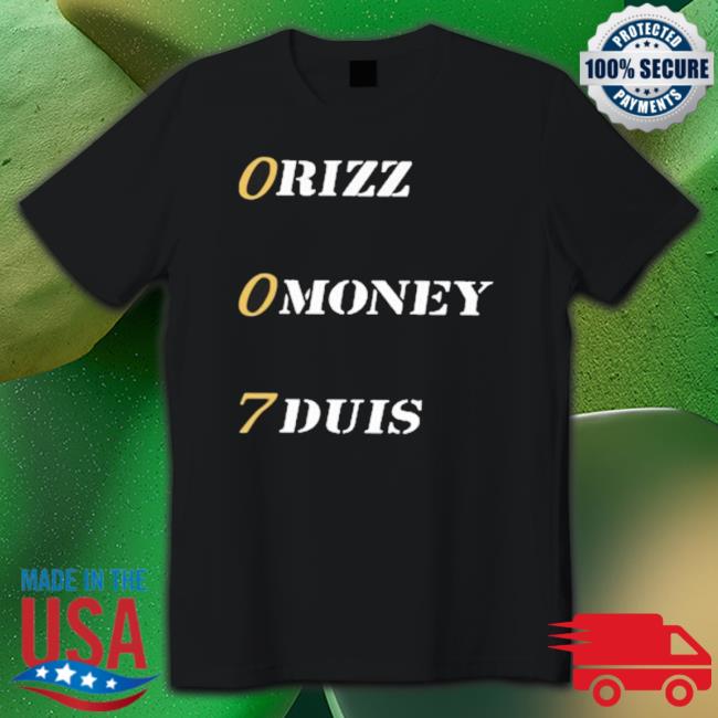 Official 007 Rizz Money Duis Tee