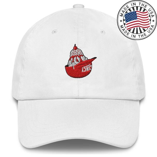 Ballpark Ice Cream Sundae Dad Hat Cincy Shirts Casual Warm Layer Ballpark Ice Cream Sundae Dad Hat Cincy Shirts Casual Warm Layer