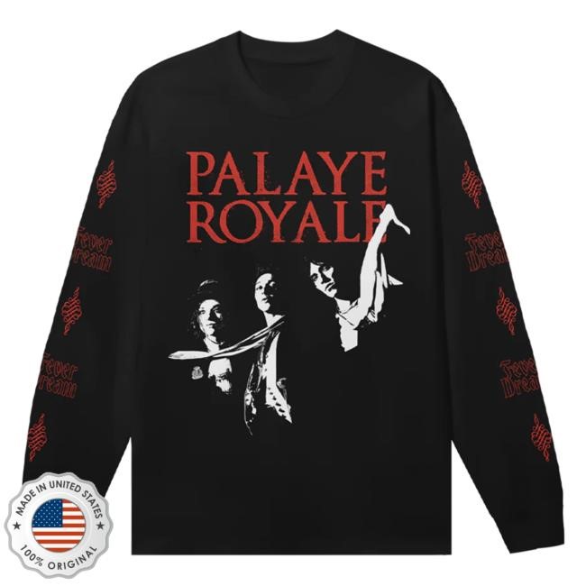 Official Palaye Royale "Off With The Head" Longsleeve Top Shirt Official Sumerian Records Shop Merch Palaye Royale "Off With The Head" Longsleeve Tee
