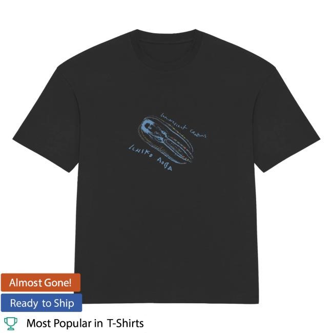 Official Ichiko Aoba Merch Ichiko Aoba Luminescent Creature Colour T Shirt