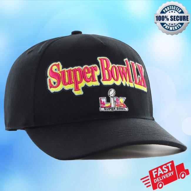New NFL Super Bowl LX '47 Black Script Fade Hitch Hat Drop New NFL Super Bowl LX '47 Black Script Fade Hitch Hat Drop