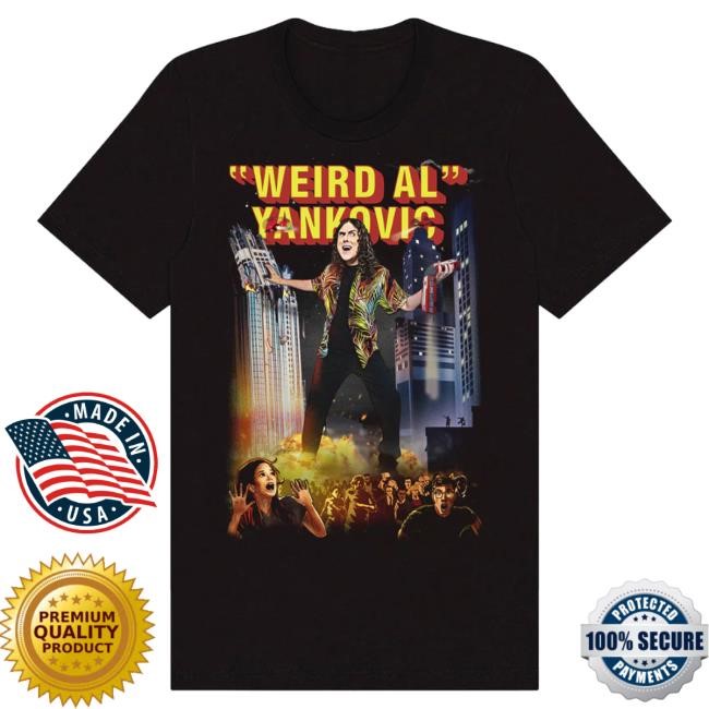 Official Weird Al Yankovic Bigger & Weirder Tshirt "Weird Al" Yankovic