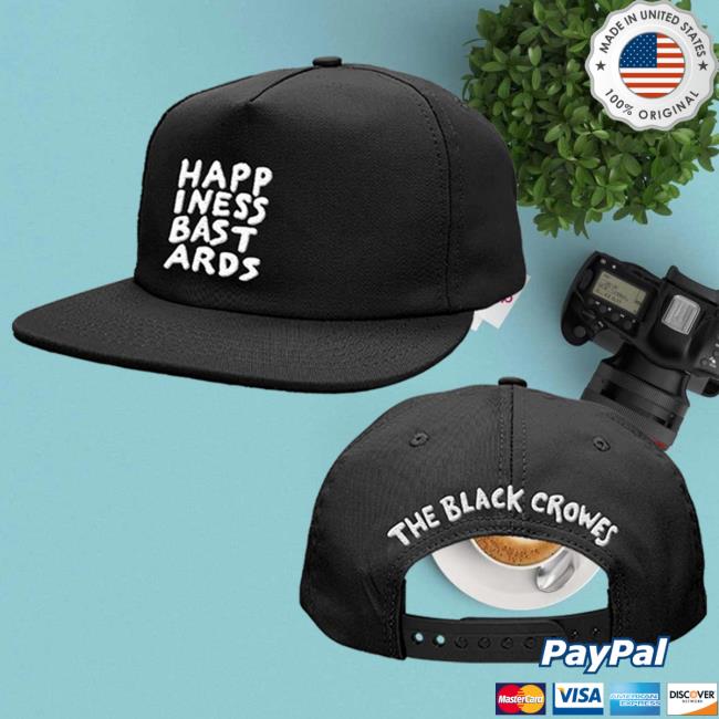 Official The Black Crowes Happiness Bastards Snapback Hat TheBlackCrowes