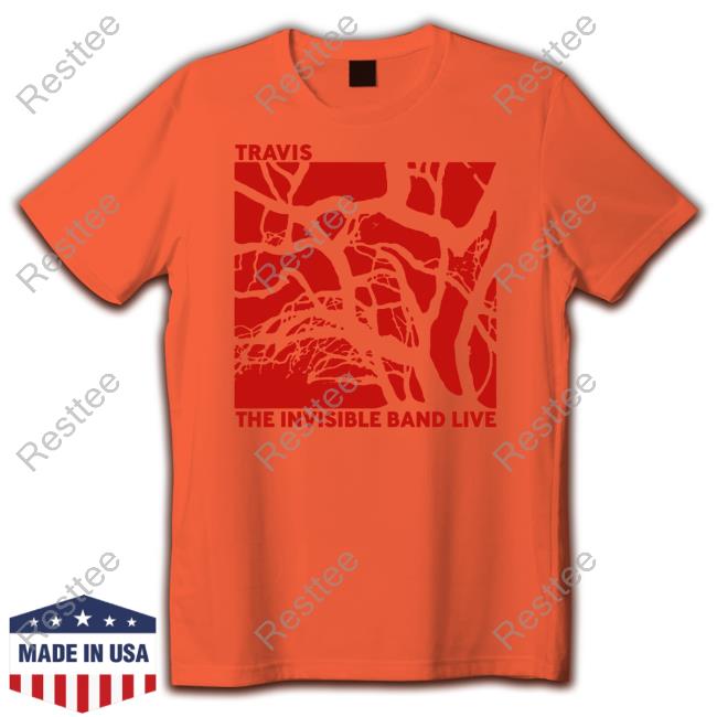 Official Travis Store Travis The Invisible Band Live Long Sleeve Tee