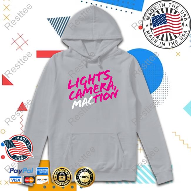 Official Barstool Sports Lights Camera Maction Tee Shirt Official Barstool Sports Lights Camera Maction Tee