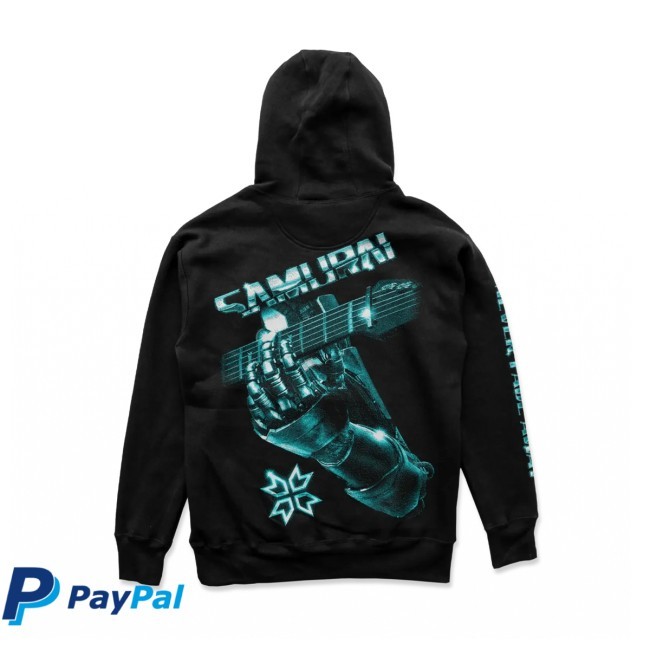 Cyberpunk 2077 - Samurai Retro Band New Hoodie Dyenamik Cyberpunk 2077 - Samurai Retro Band Sweatshirt Hoodie Dyenamik