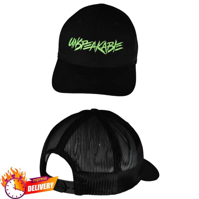 Black & Neon Green Classic Cap – Unspeakable Merch Shop