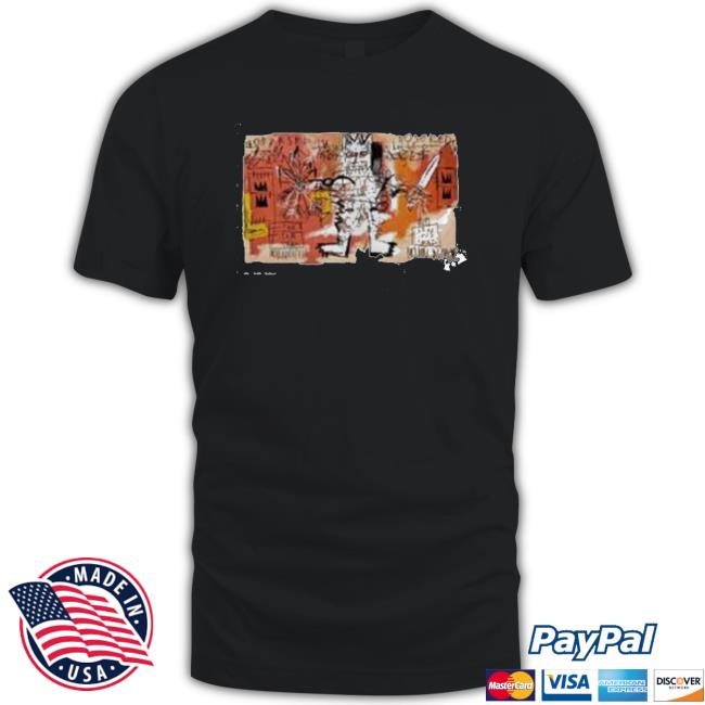 Best jean michel basquiat king with sword poster Long Sleeve Tee