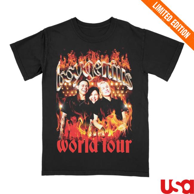 Official Boygenius Merch World Tour Tee