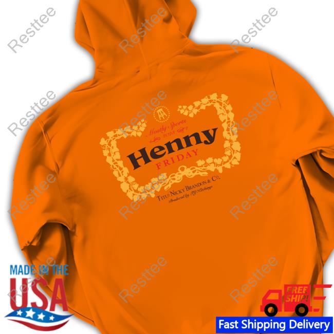 Official Barstool Sports Merch H Fridays Tee Henny Fridays Shirts