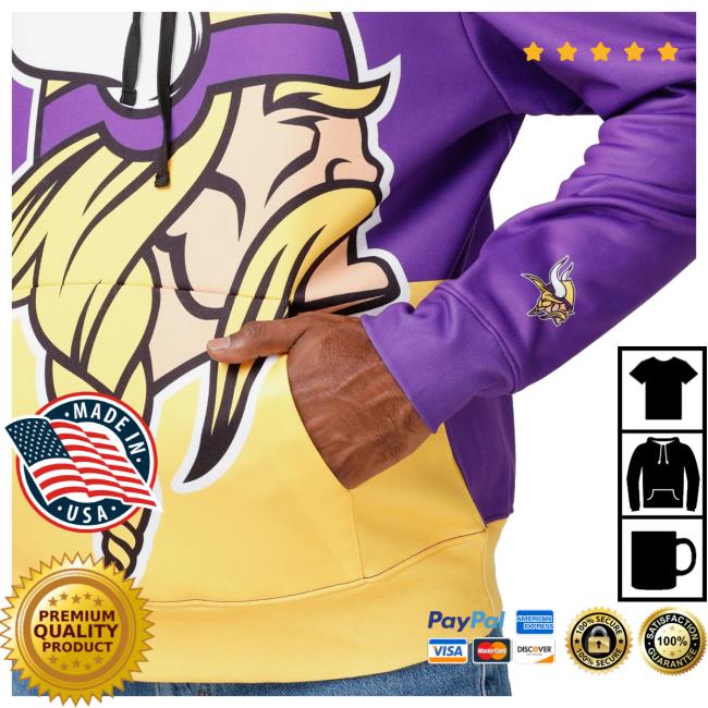 Official Foco Merch Store Shop Foco Minnesota Vikings Bold Logo Hoodie Foco Apparel Clothing Official Foco Merch Store Shop Foco Minnesota Vikings Bold Logo Sweaters Foco Apparel Clothing