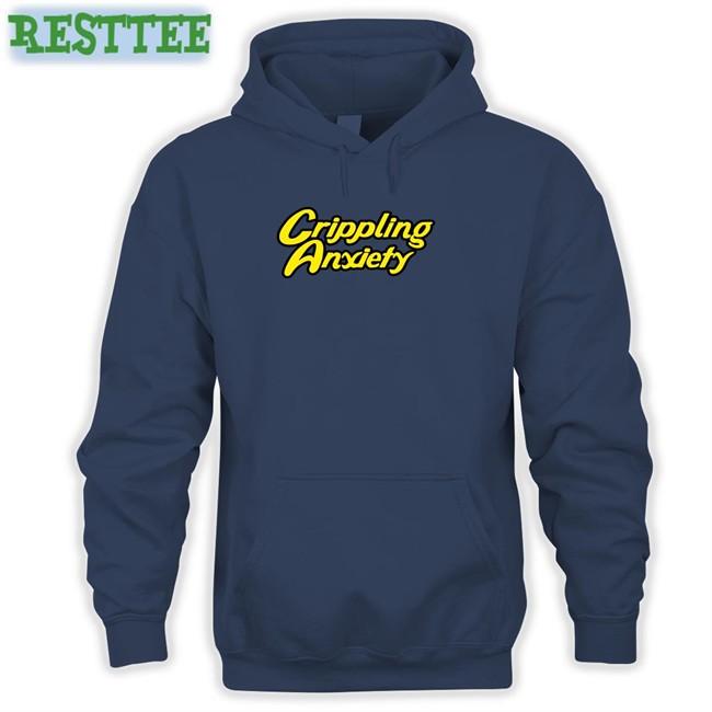 Crippling Anxiety Baseball Sleeve Tee Crippling Anxiety T Shirt