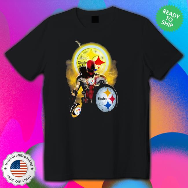 Spiderman Pittsburgh Steelers Football Logo Hoodie Spiderman Pittsburgh Steelers Football Logo Long Sleeve Shirt