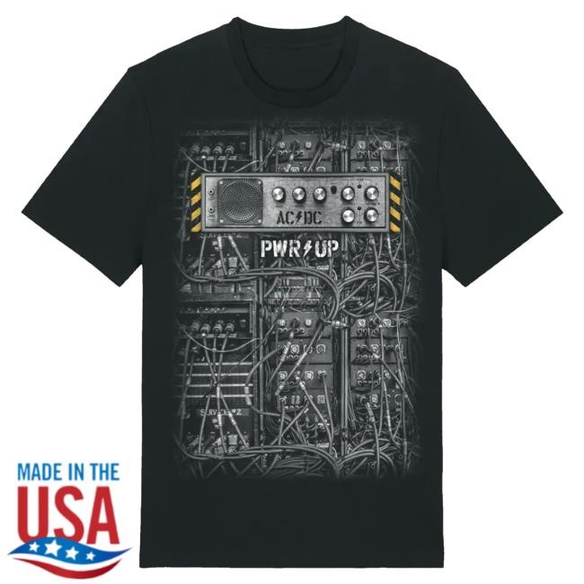 Official Ac Dc Merch Store AC/DC Wires 2024 Tour Attractive Shirt Ac Dc Shop Acdc Clothing