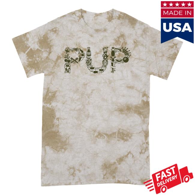 Official Pup The Band Merch Flash Logo Tie Dye T-Shirt