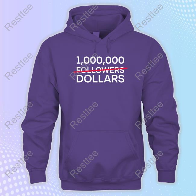 Official Ever Bless 1,000,000 Followers Dollars T Shirt Bannedyoangel
