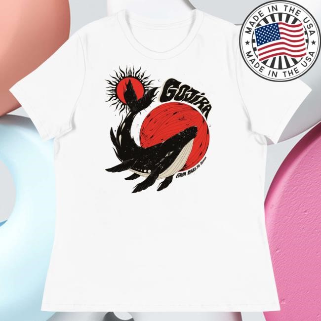 Official Gojira Merch Whale Moon Sun Women's Shirts Official Gojira Merch Whale Moon Sun Women's Hot Shirt