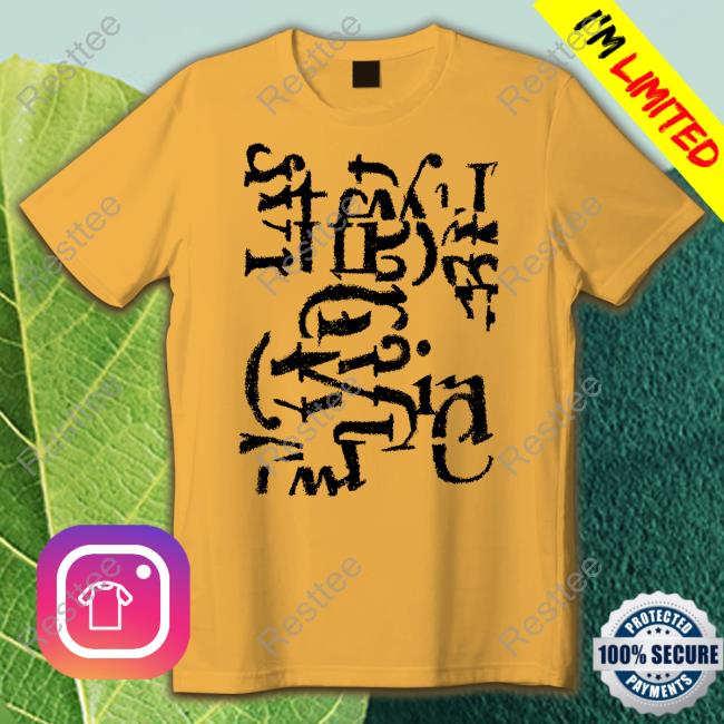Alphabet Fragment Shirt Alphabet Fragment Shirt