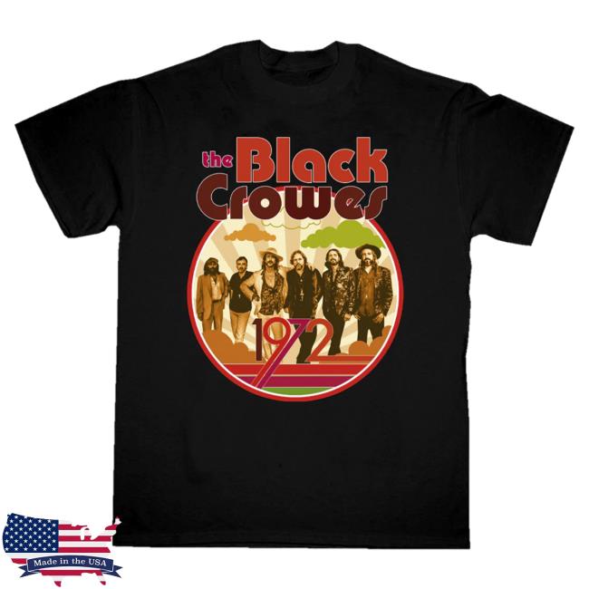 Official The Black Crowes 1972 Band Photo Popover Shirt