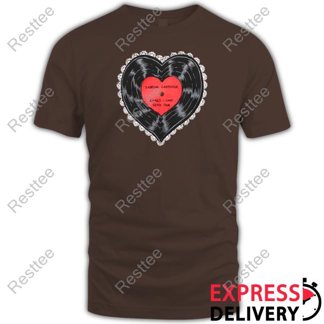 Official Sabrina Carpenter Vinylheart T-Shirt