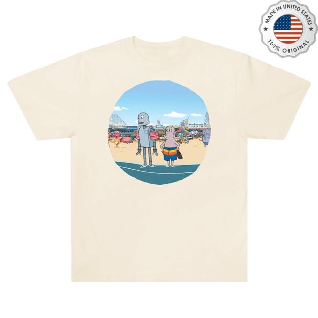 Officia Neon Rated Merch ROBOT DREAMS of The Beach T Shirt NeonRated