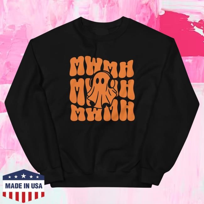Official Murder with my Husband Hippy Ghosty Crew Neck Sweatshirt MWMH Postcat