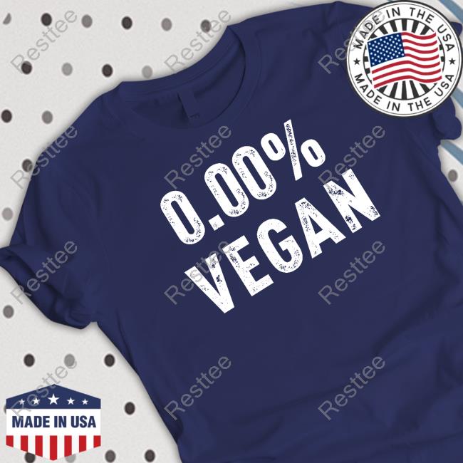 0.00% Vegan Tee Shirt Matt Groark 0.00% Vegan T-Shirt