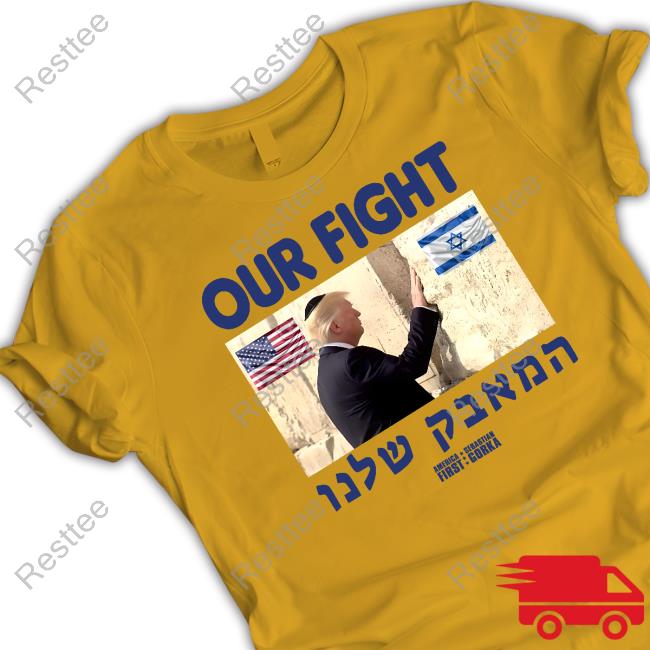 Sebastian Gorka Drg Merch Donald Trump Our Fight Support Israel Sweatshirt