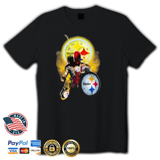 Spiderman Pittsburgh Steelers Football Logo Shirts