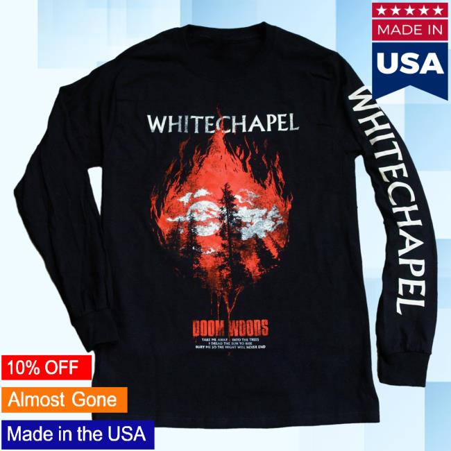 Official Merch Now Whitechapel Doom Woods Black L/S Tee MerchNow