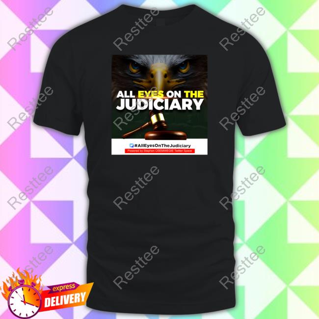 Arewa Chic All Eyes On The Judiciary Long Sleeve Tee