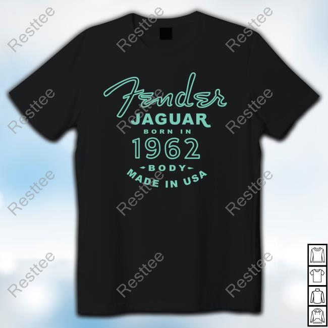Towelliee Fender Jaguar Born In 1962 Long Sleeve Tee