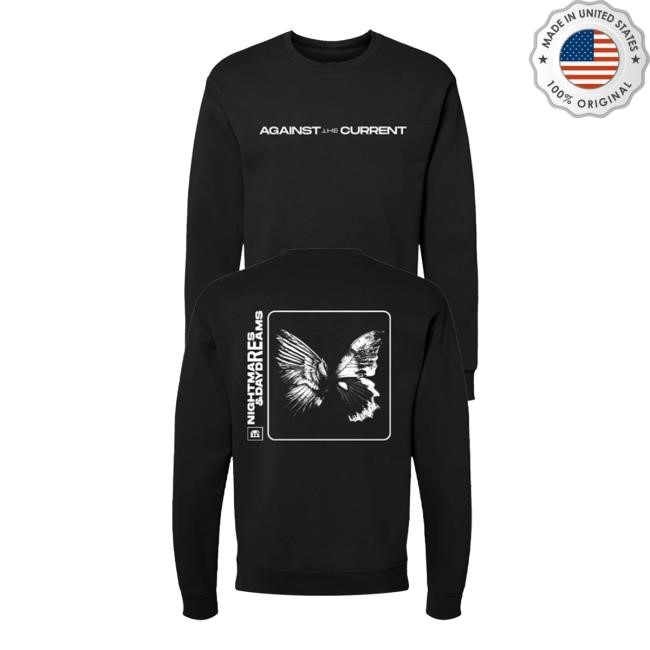 Official Against The Current Shop Merch Nightmares & Daydreams Crew neck